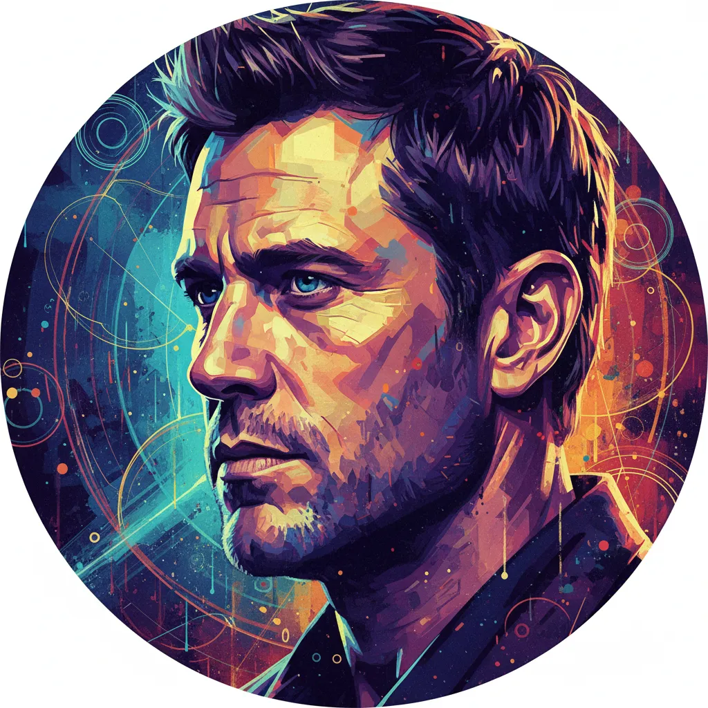 Artistic portrait of Thomas Jane