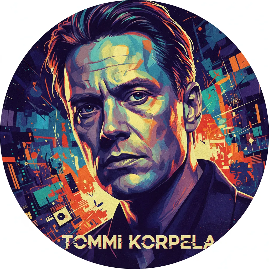Artistic portrait of Tommi Korpela