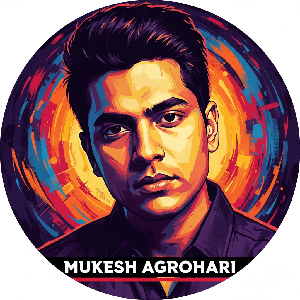 Artistic portrait of Mukesh Agrohari