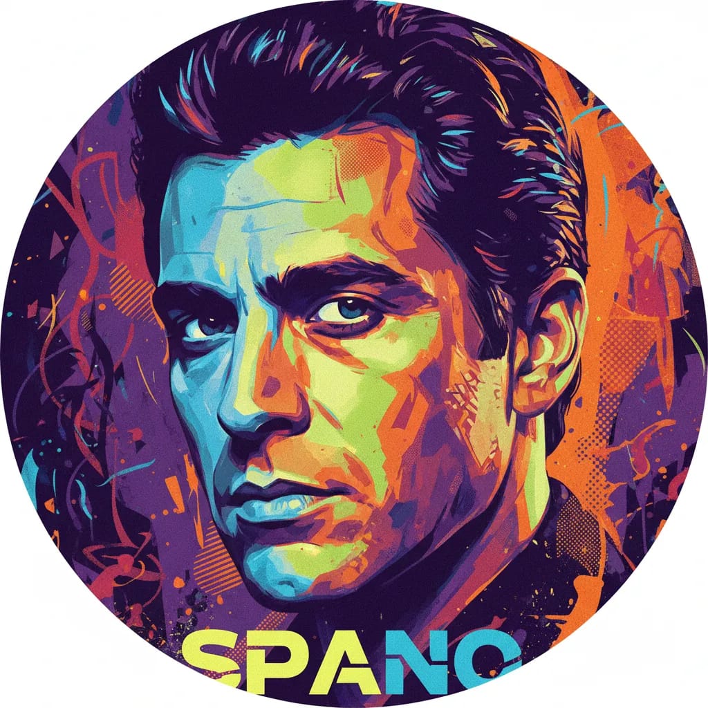 Artistic portrait of Vincent Spano