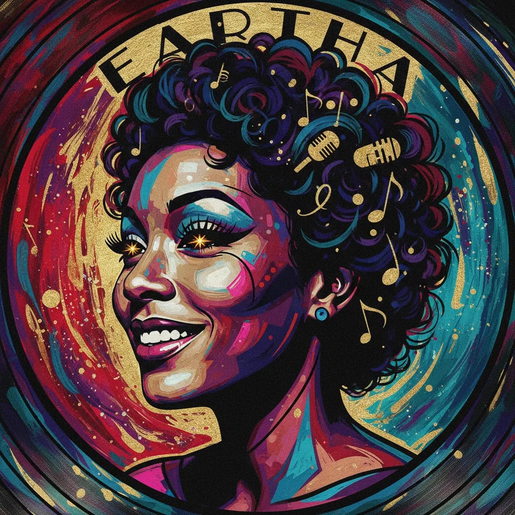 Portrait of Eartha Kitt