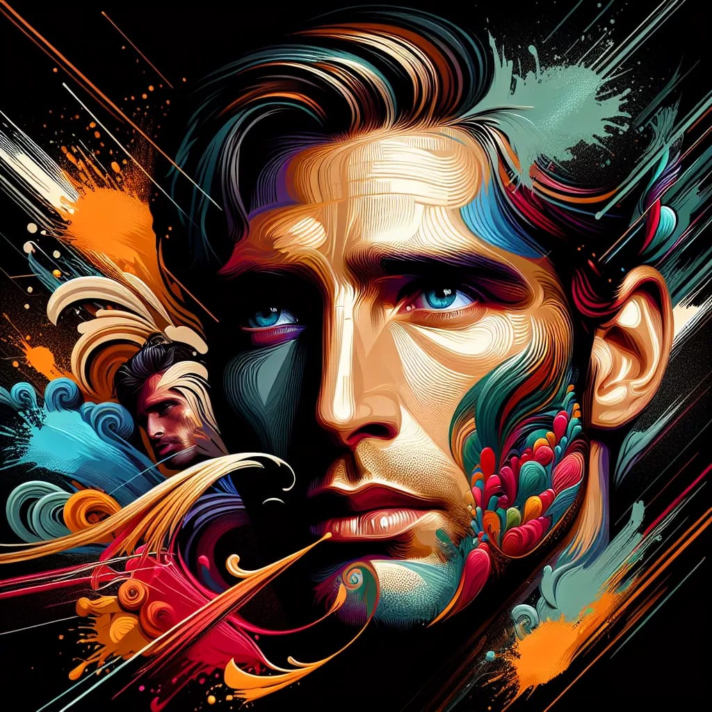 Artistic portrait of William Smith