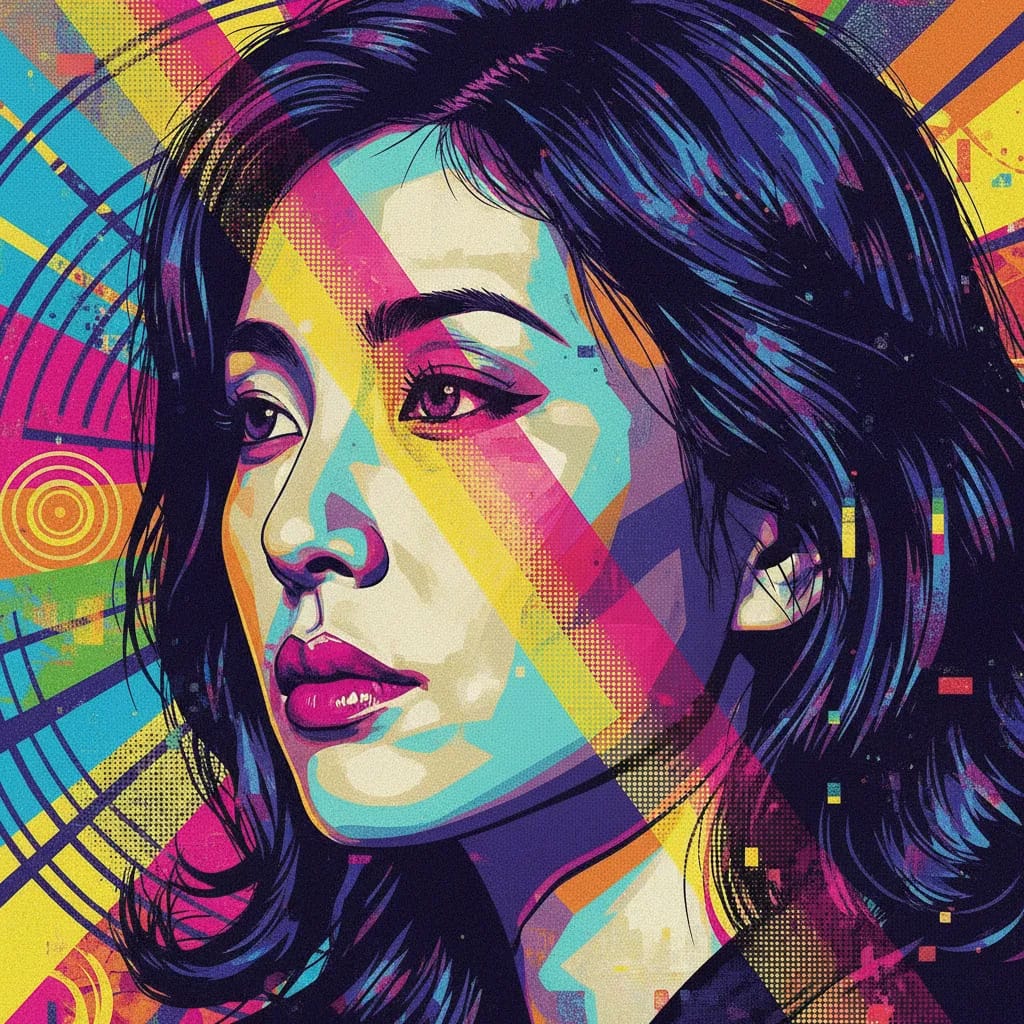 Artistic portrait of Emi Shinohara