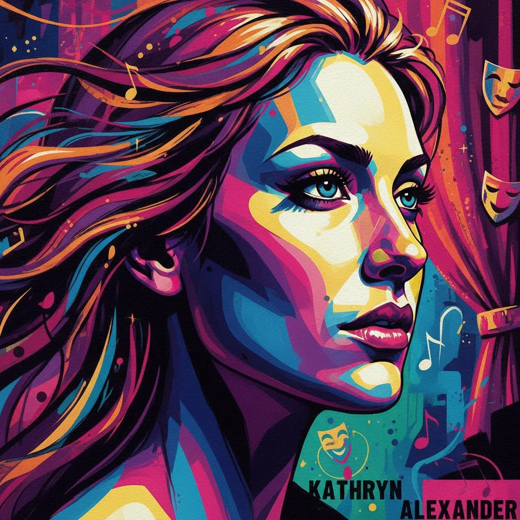 Artistic portrait of Kathryn Alexander