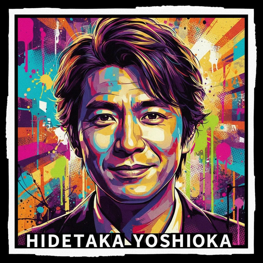 Artistic portrait of Hidetaka Yoshioka