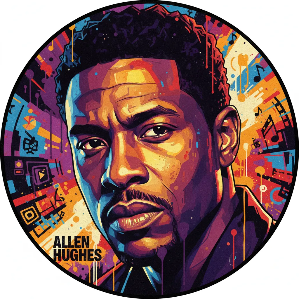 Artistic portrait of Allen Hughes