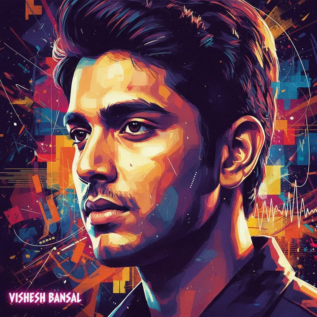 Artistic portrait of Vishesh Bansal