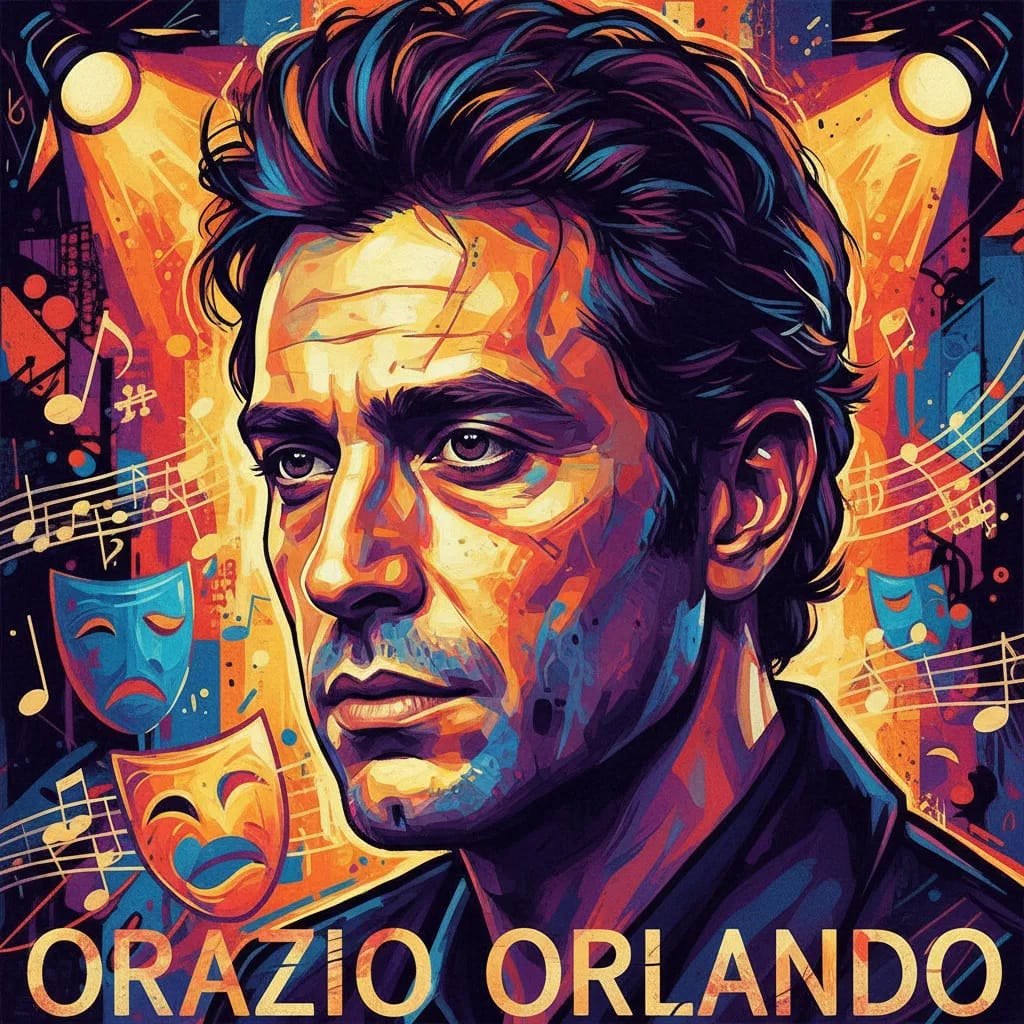Artistic portrait of Orazio Orlando