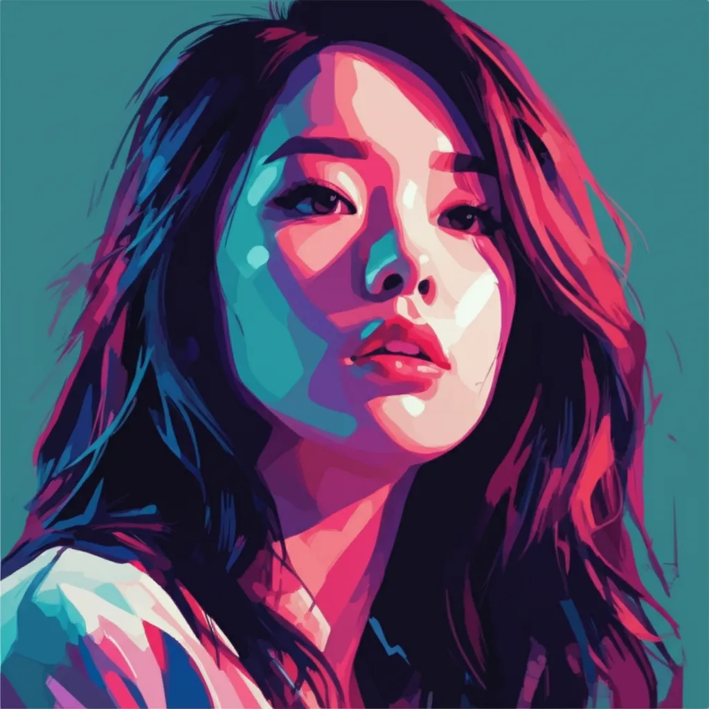 Artistic portrait of Yeri Han