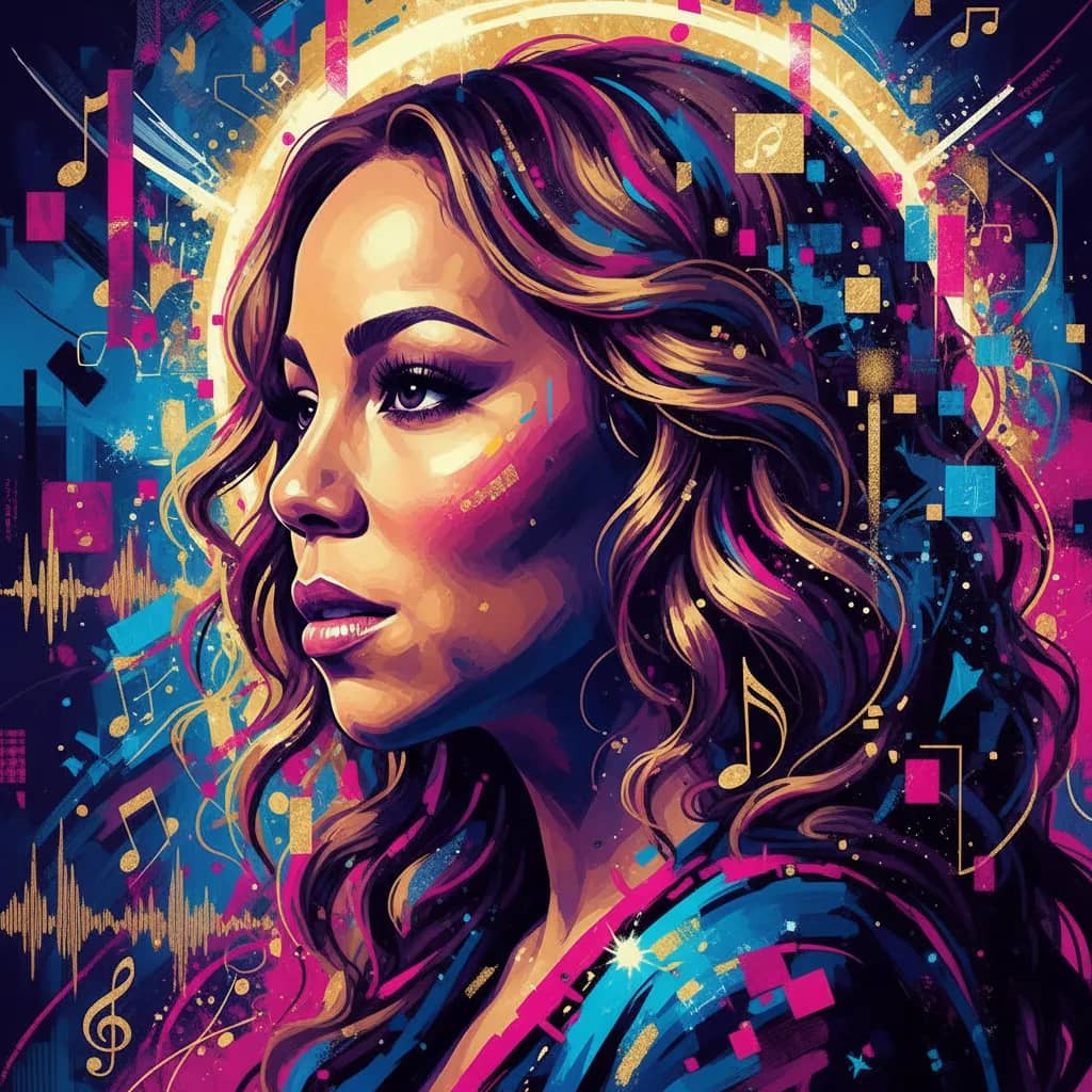 Portrait of Mariah Carey