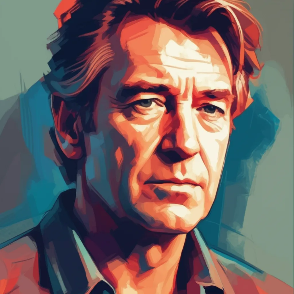 Artistic portrait of Gabriel Byrne