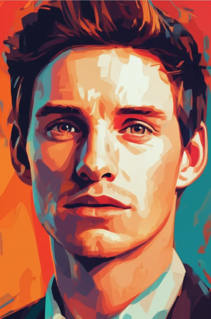 Portrait of Eddie Redmayne