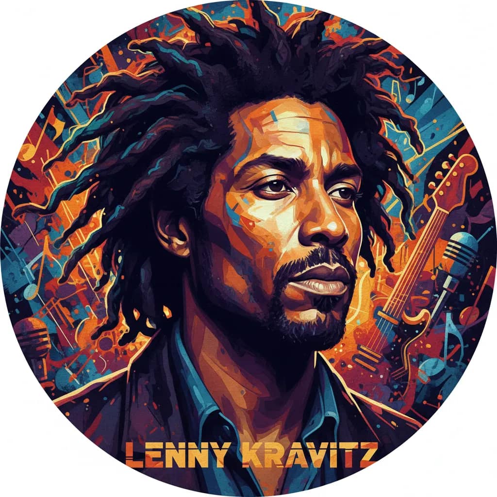 Portrait of Lenny Kravitz