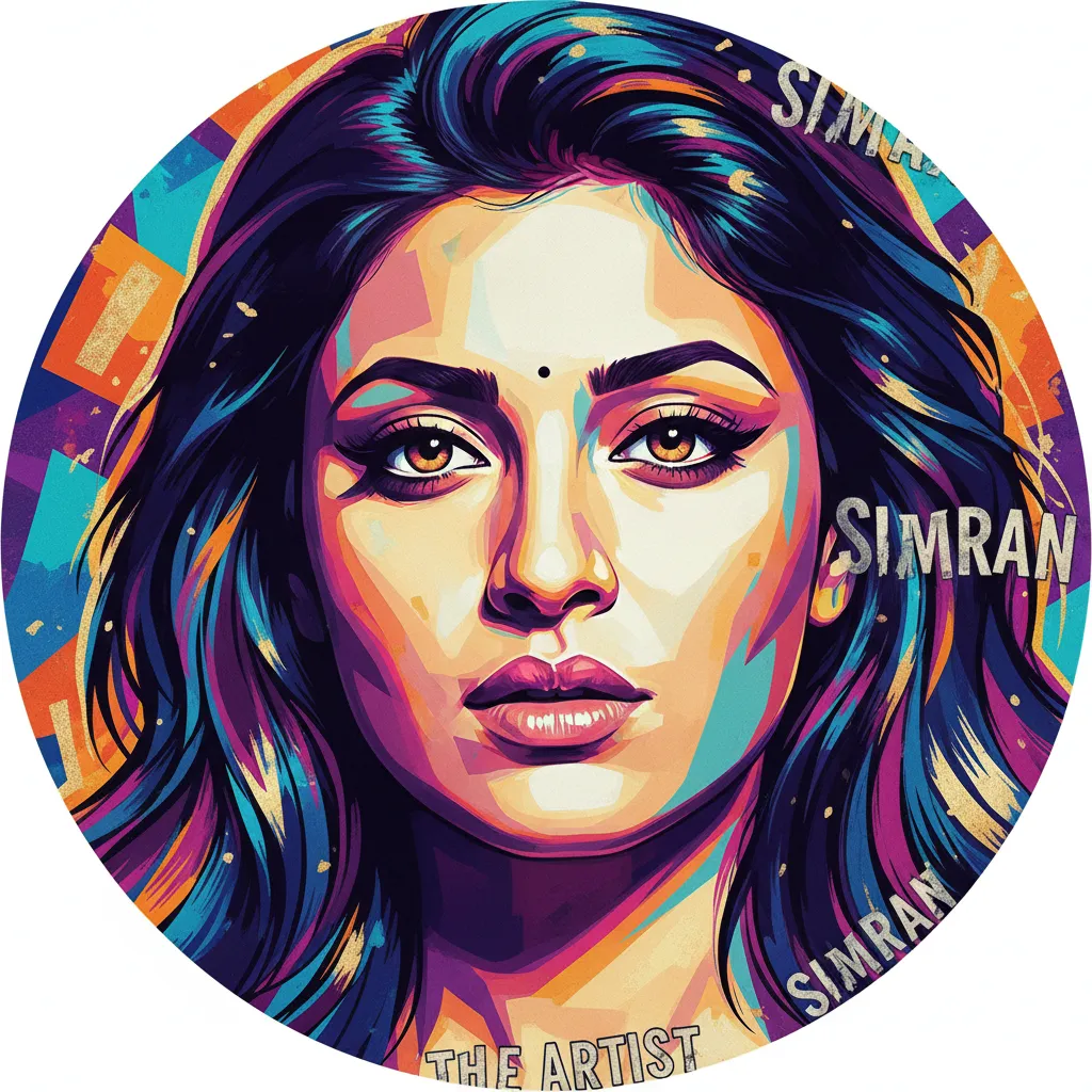 Artistic portrait of Simran