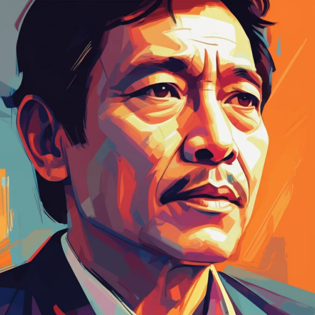 Artistic portrait of Haing S. Ngor