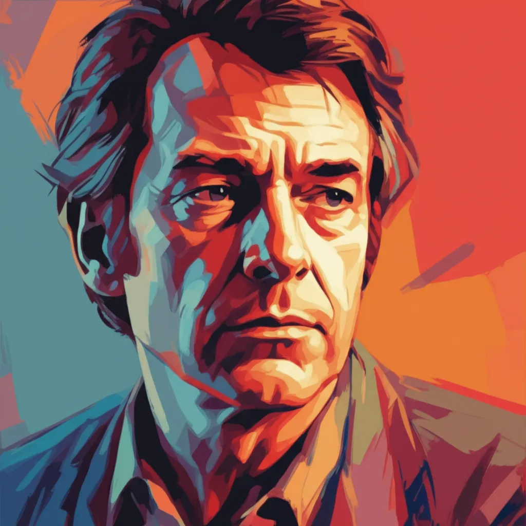 Artistic portrait of Mark Metcalf