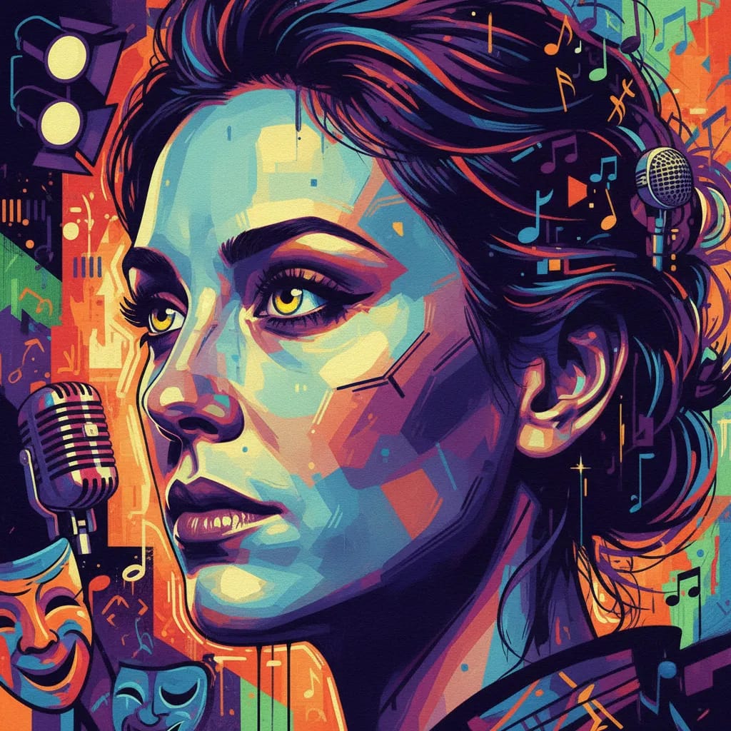 Artistic portrait of Christine Woods