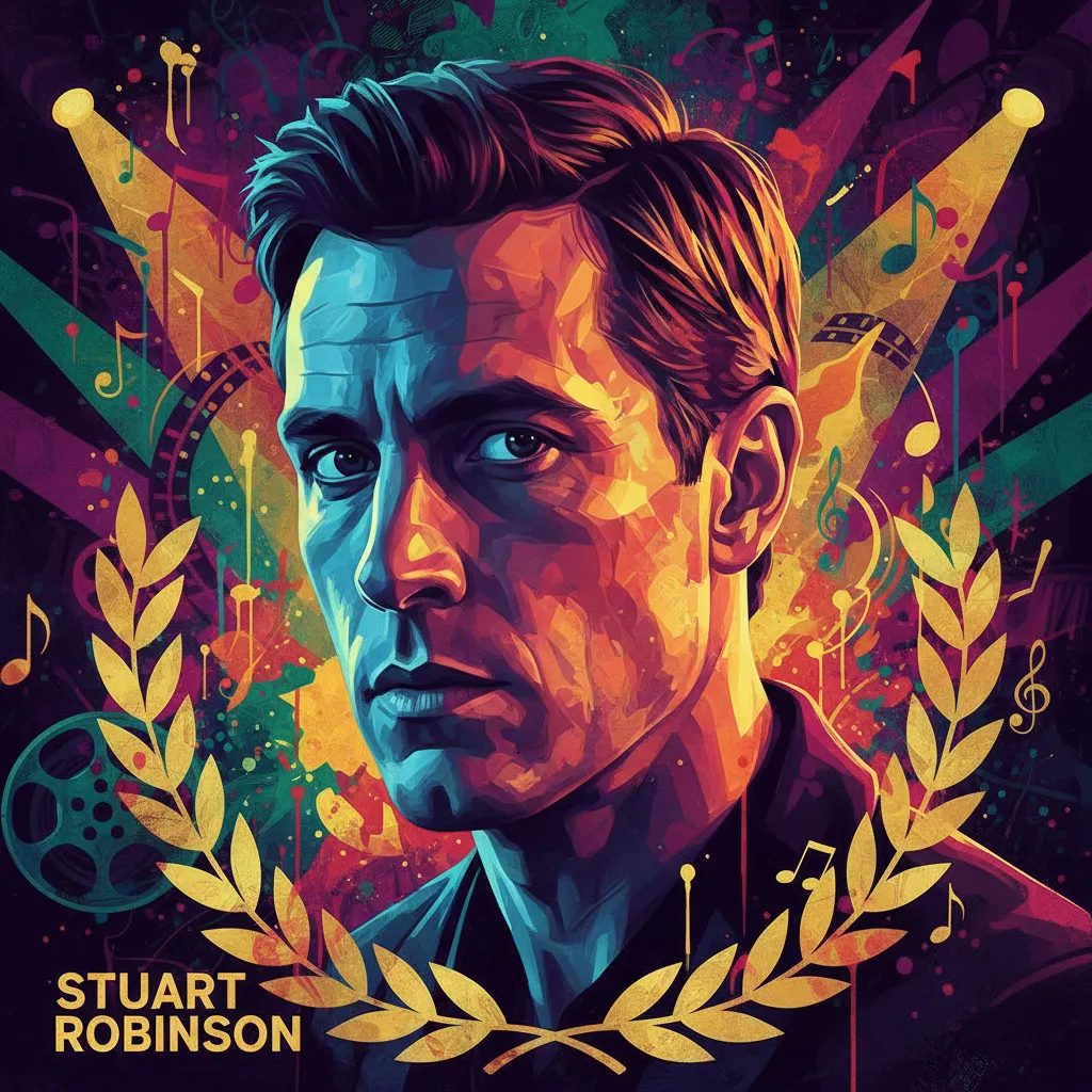 Artistic portrait of Stuart Robinson