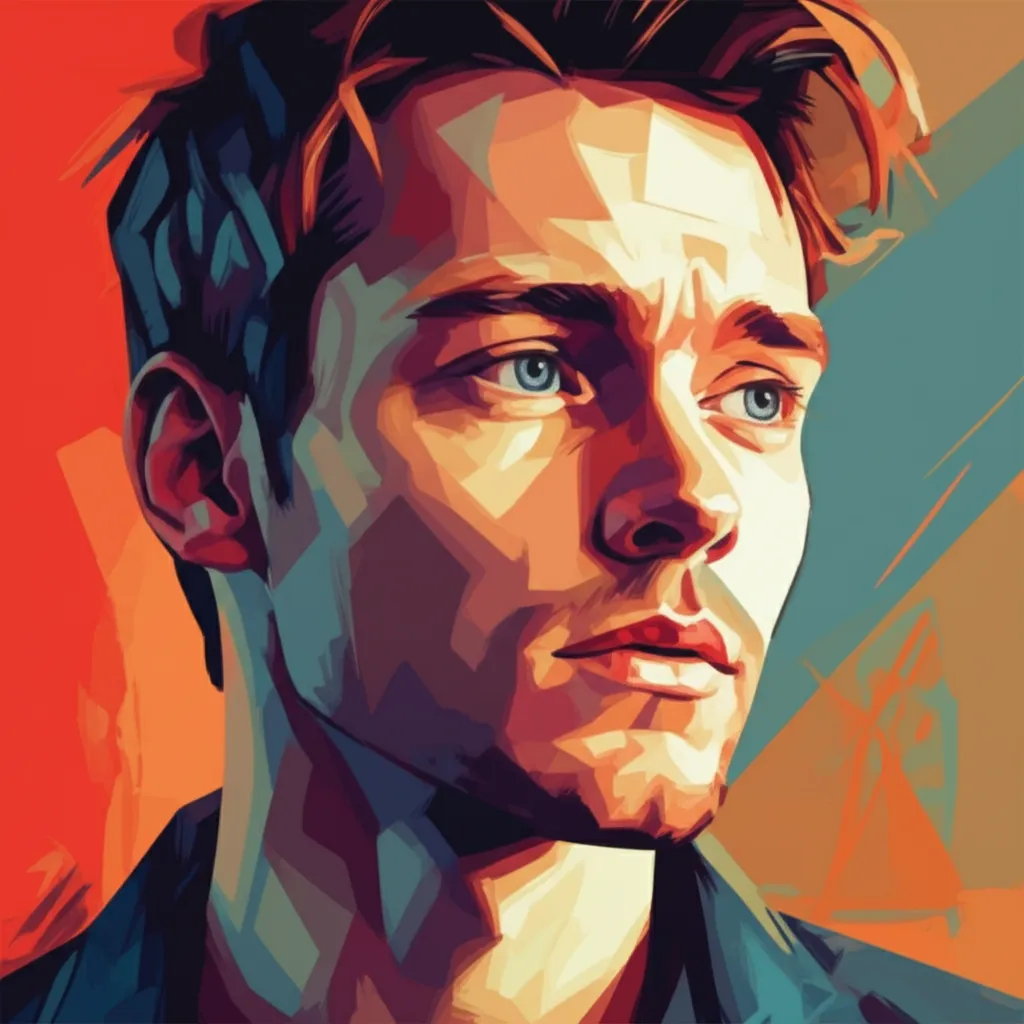Artistic portrait of Rolf Kristian Larsen