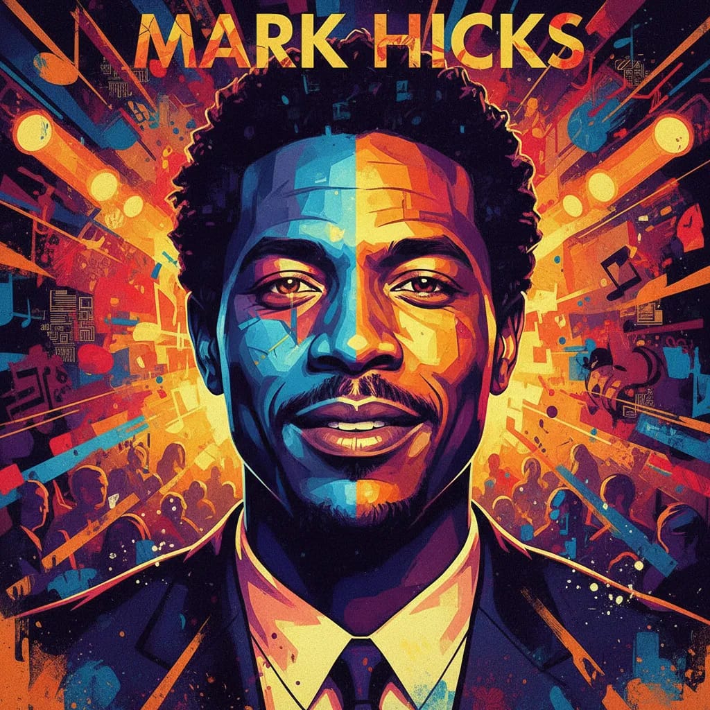 Artistic portrait of Mark Hicks