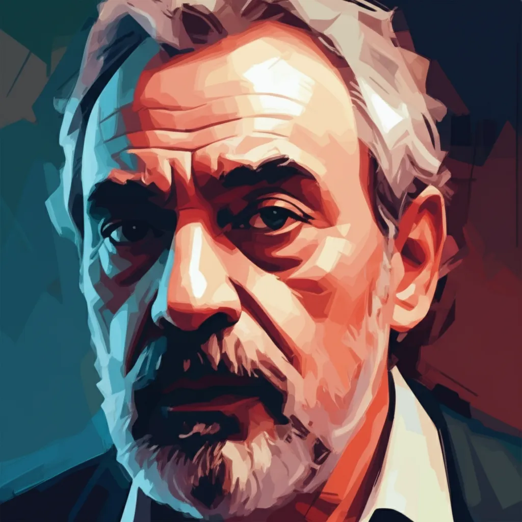 Artistic portrait of Ahmet Mümtaz Taylan