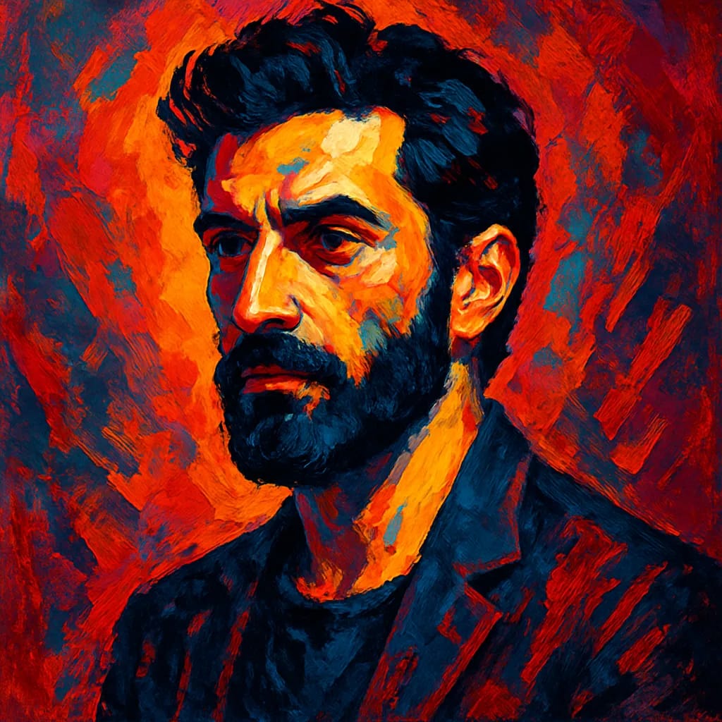 Artistic portrait of Sherwan Haji