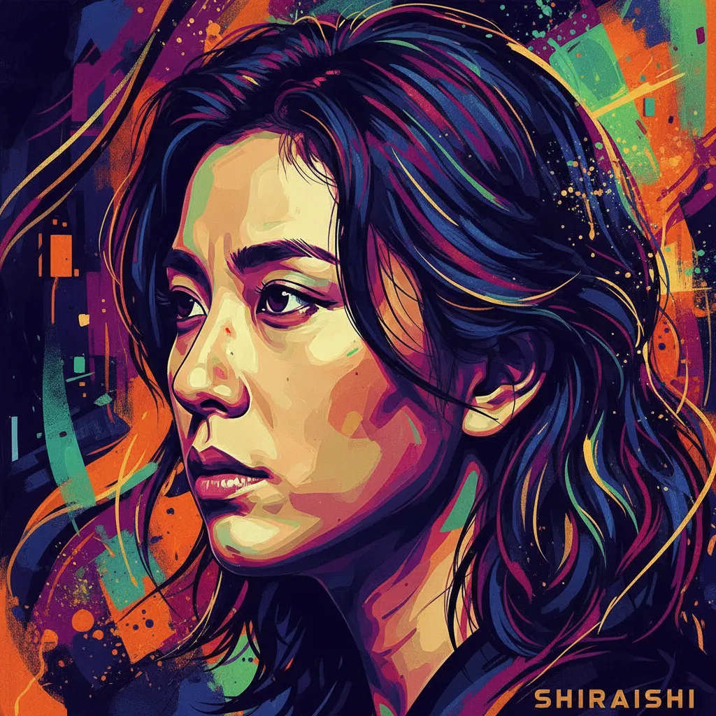 Artistic portrait of Ayano Shiraishi