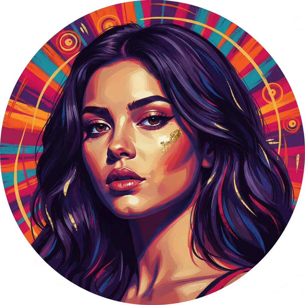 Artistic portrait of Alexa Demie