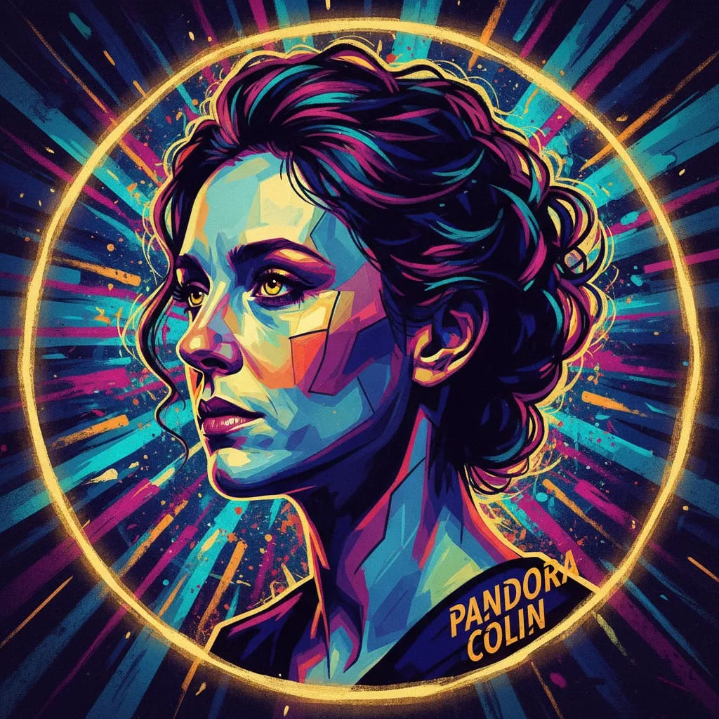 Artistic portrait of Pandora Colin