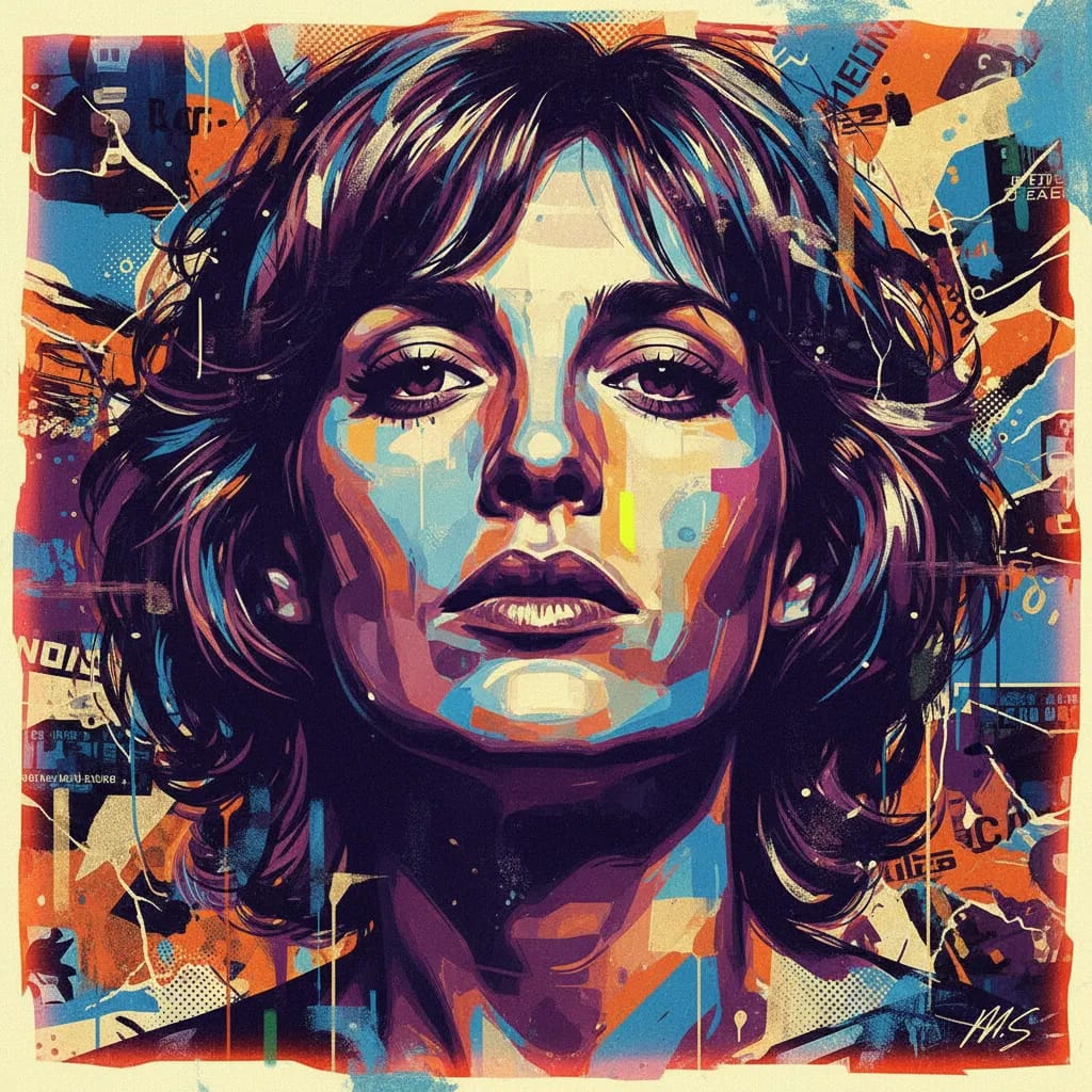 Artistic portrait of Maria Schneider