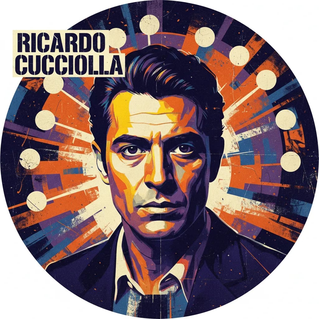 Artistic portrait of Riccardo Cucciolla