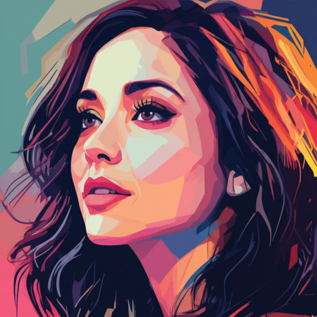 Artistic portrait of Janel Parrish