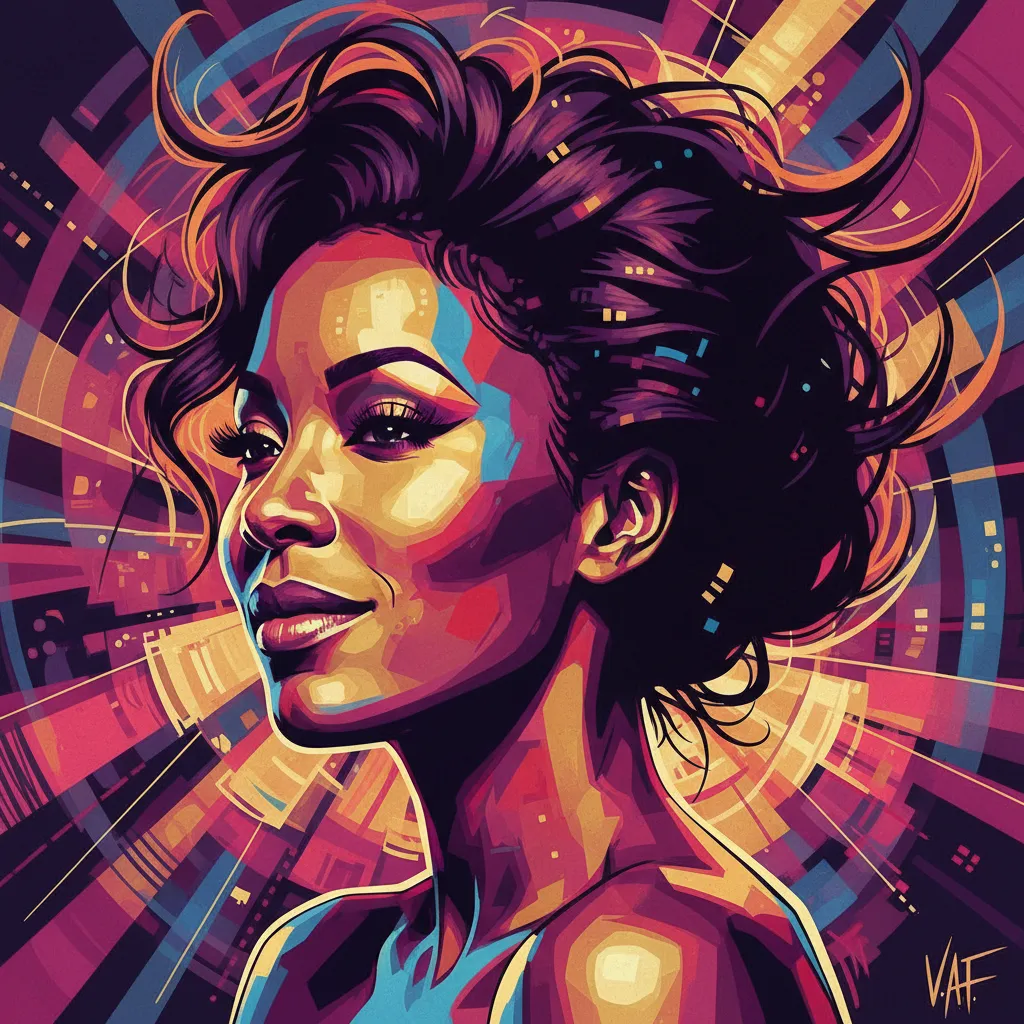 Artistic portrait of Vivica A. Fox