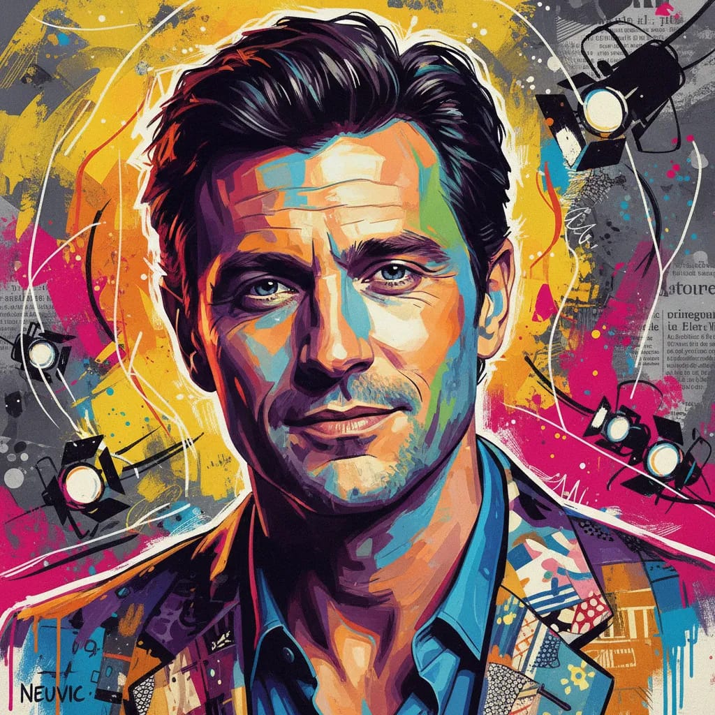 Artistic portrait of Thierry Neuvic