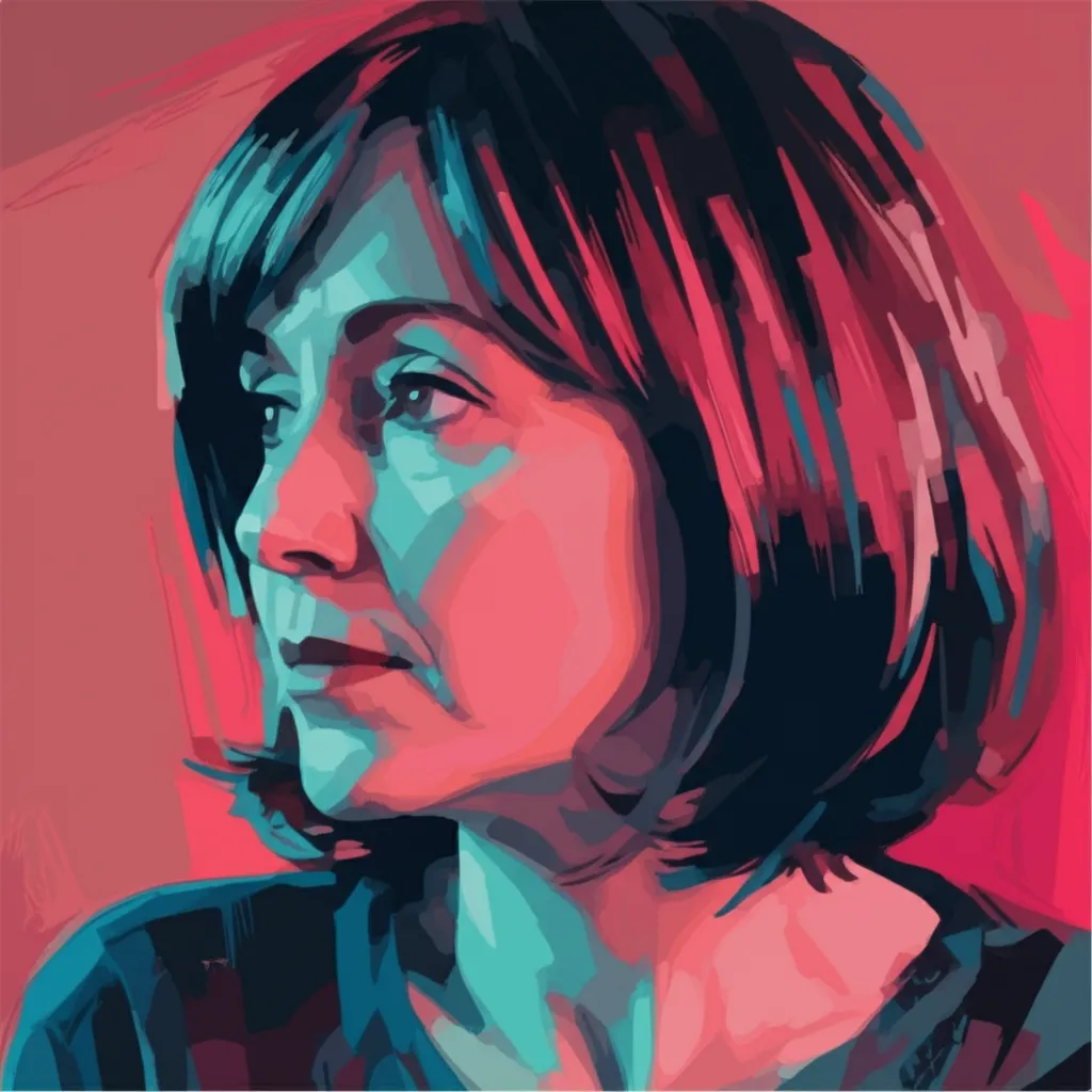 Artistic portrait of Lorraine Ashbourne
