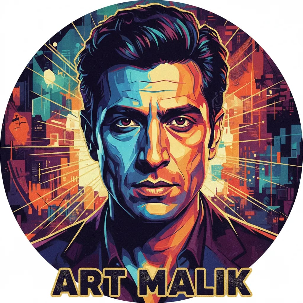 Artistic portrait of Art Malik