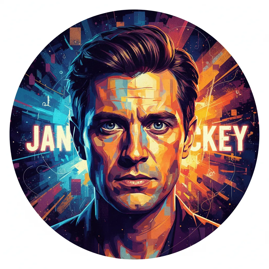 Artistic portrait of Jan Hockey