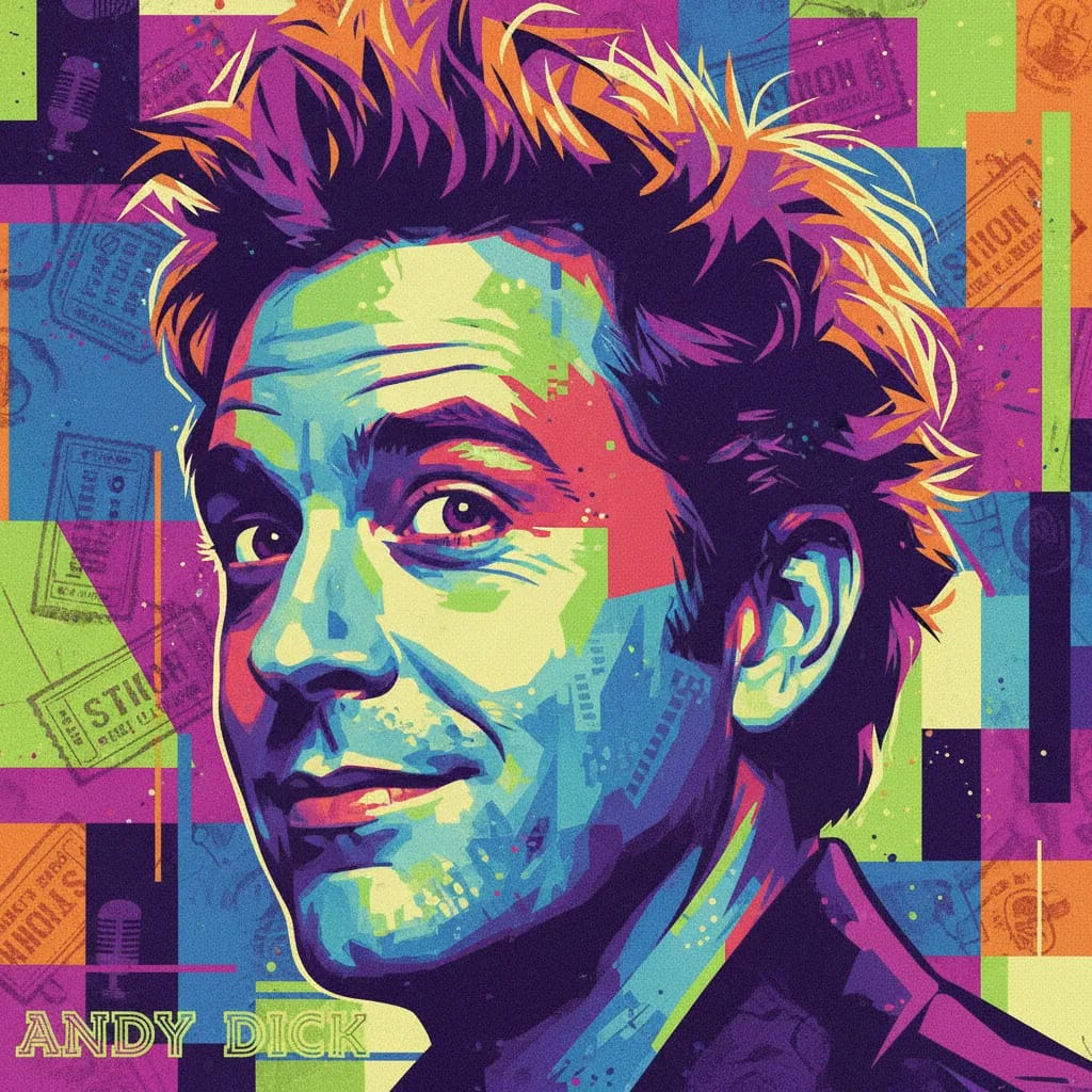 Artistic portrait of Andy Dick
