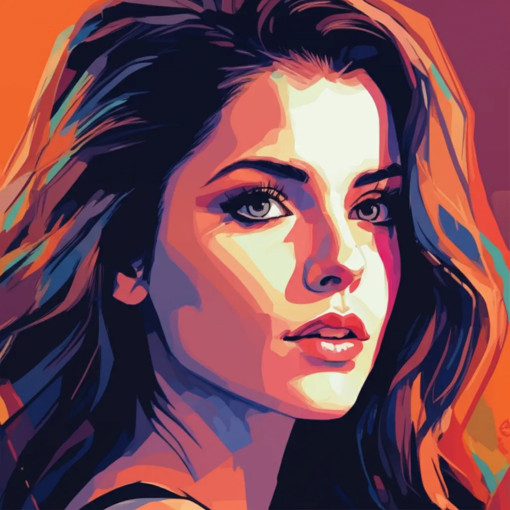 Artistic portrait of Anna Kendrick
