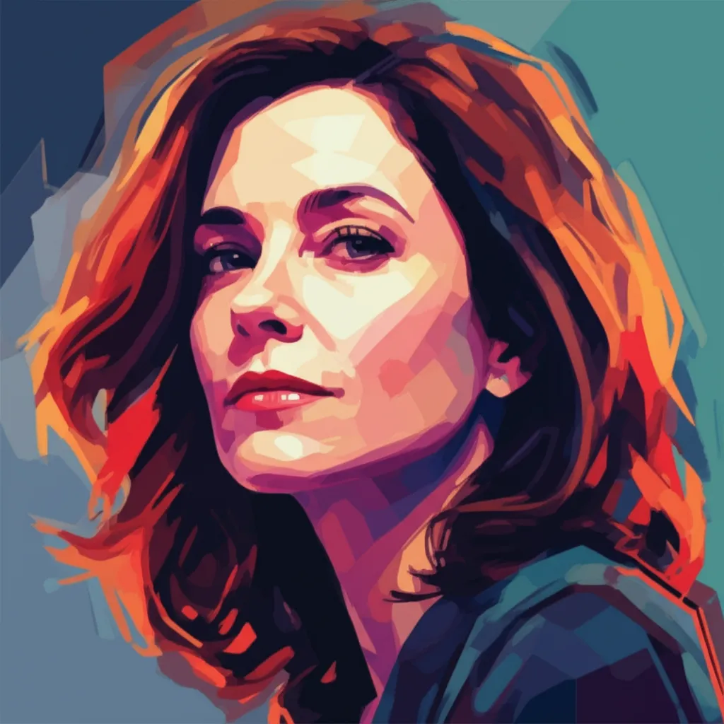 Artistic portrait of Maura Tierney
