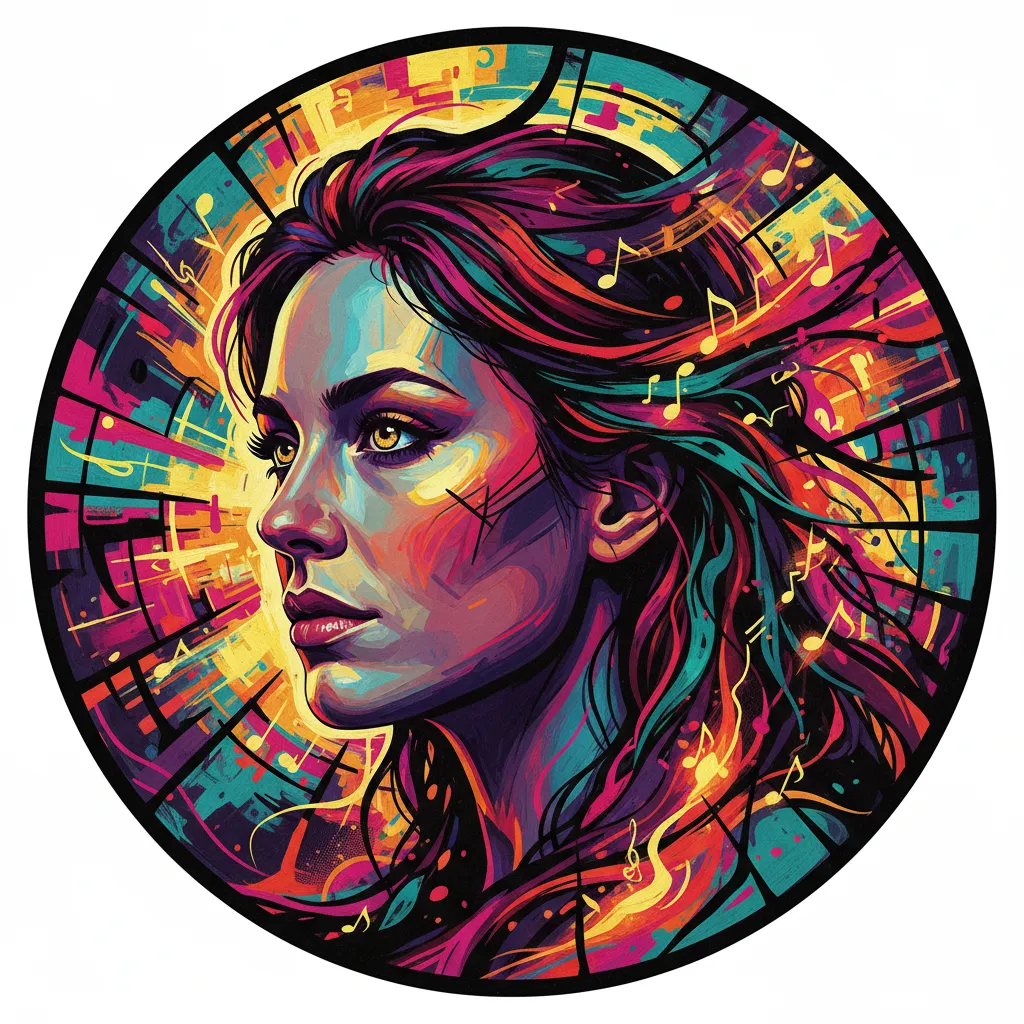 Artistic portrait of Julie McNiven