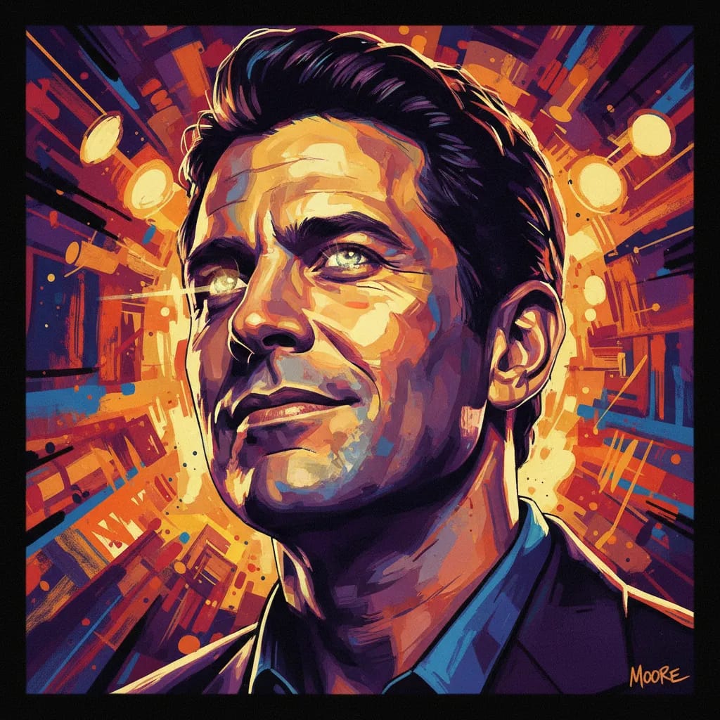 Artistic portrait of Rich Moore