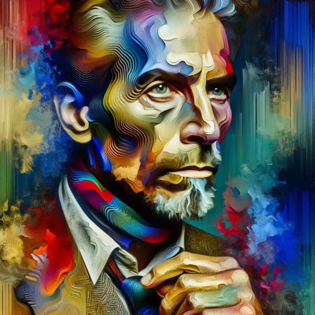 Artistic portrait of Julien Guiomar