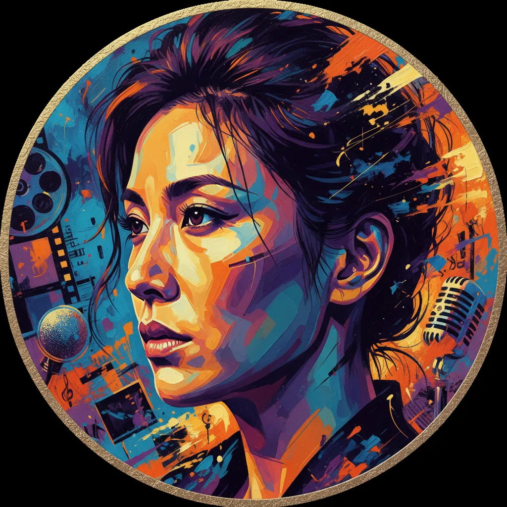 Artistic portrait of Paulyn Sun