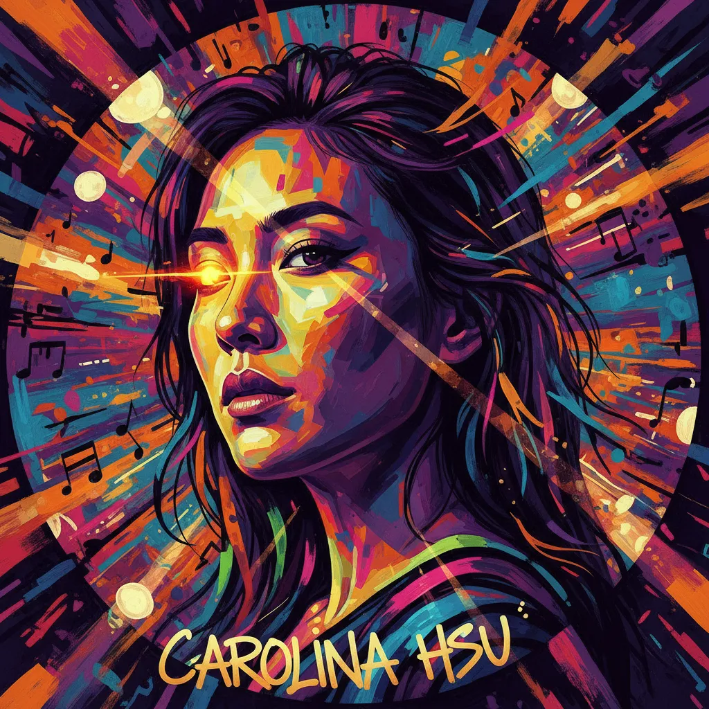 Artistic portrait of Carolina Hsu