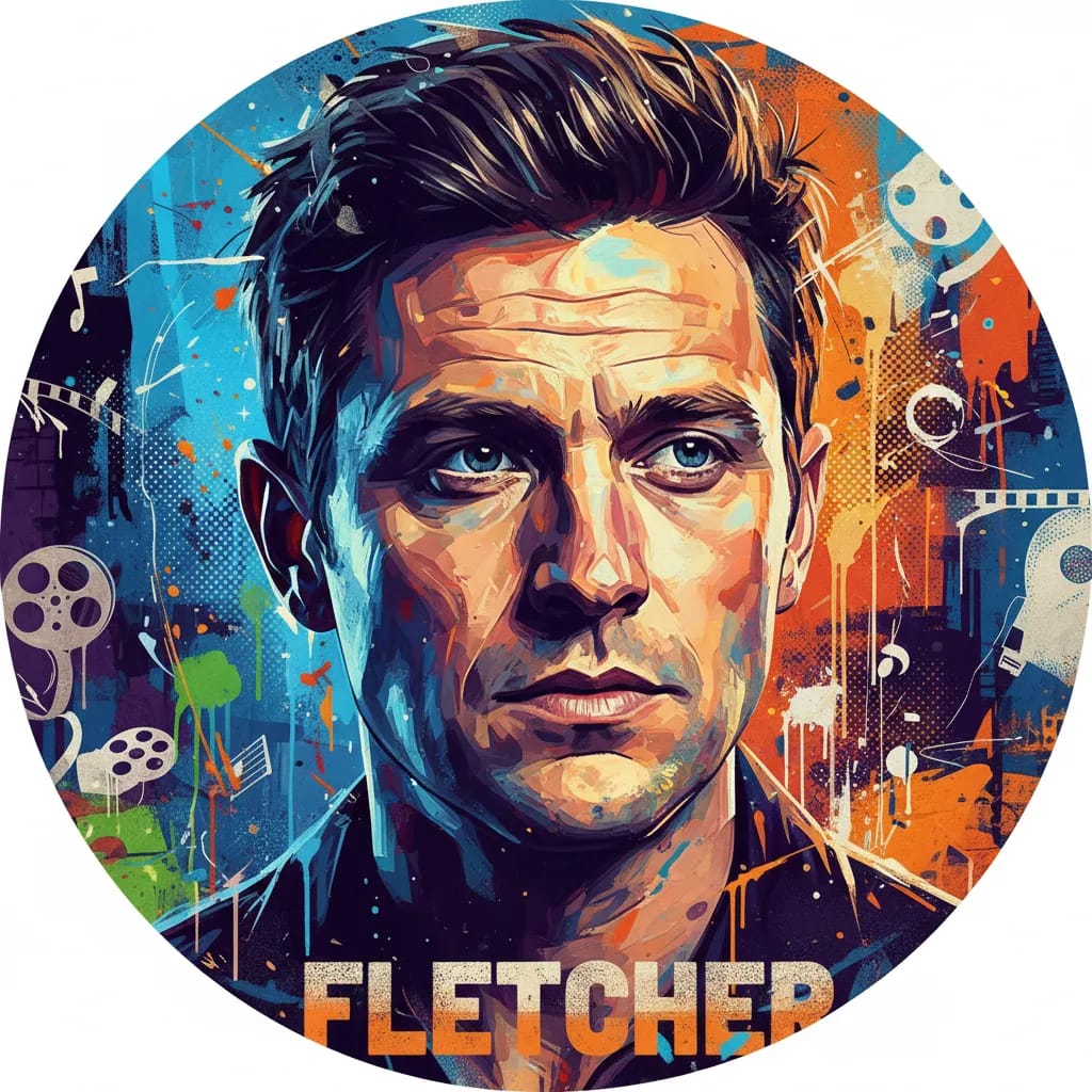 Artistic portrait of Dexter Fletcher