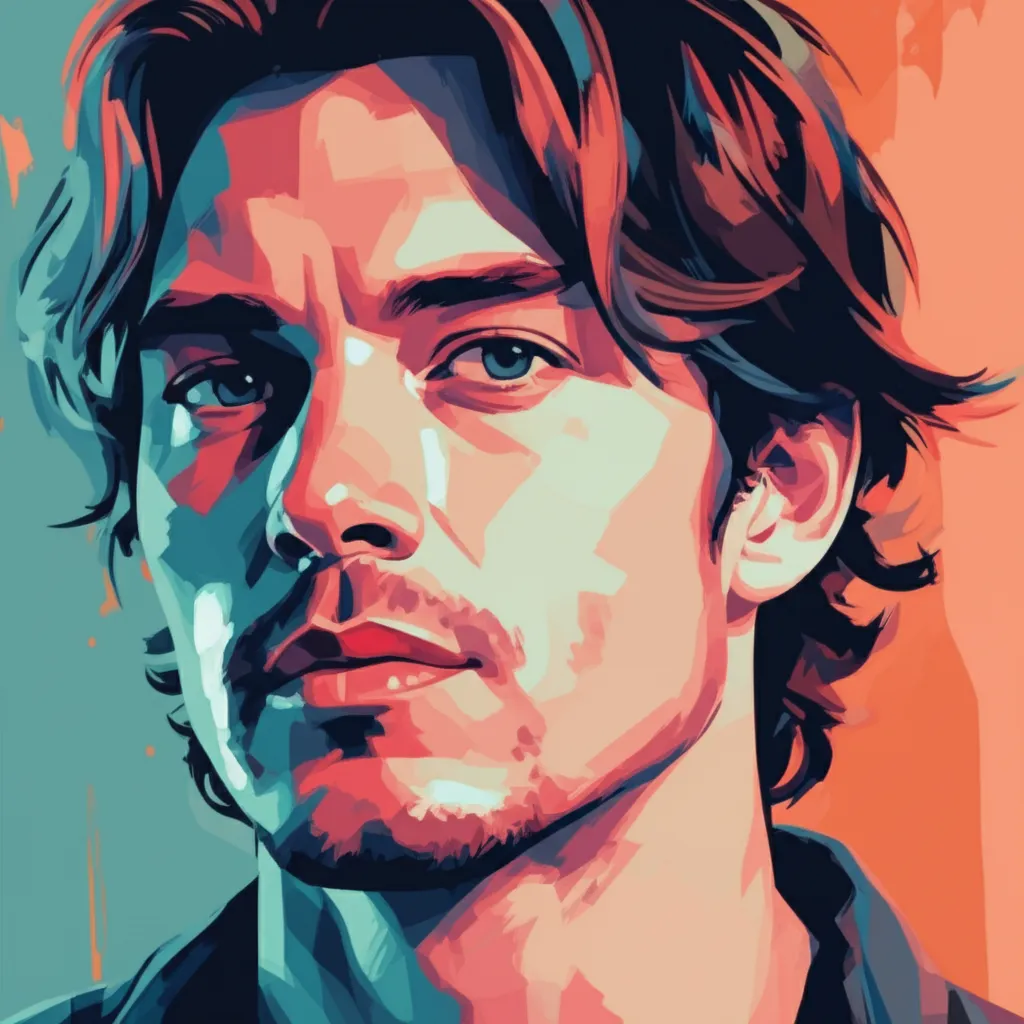 Artistic portrait of Jake Muxworthy