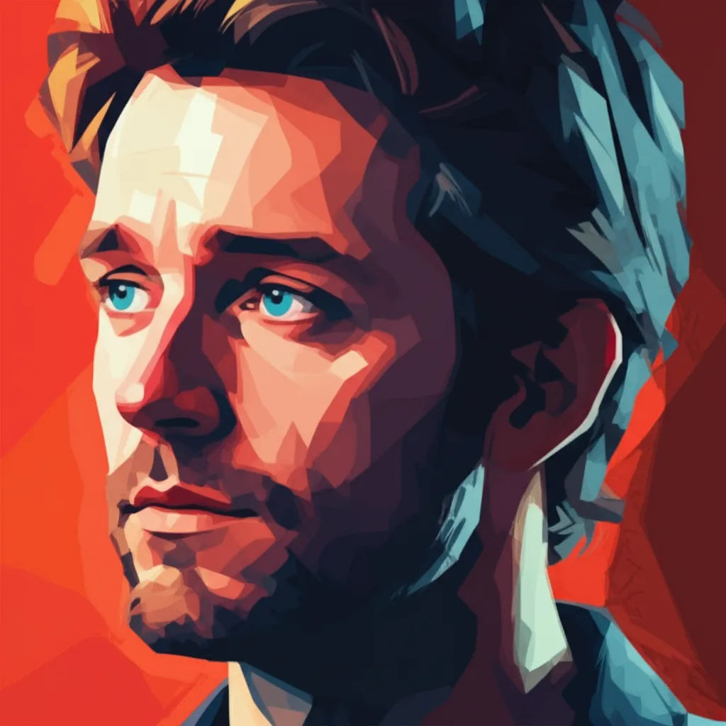 Artistic portrait of Scott Moore
