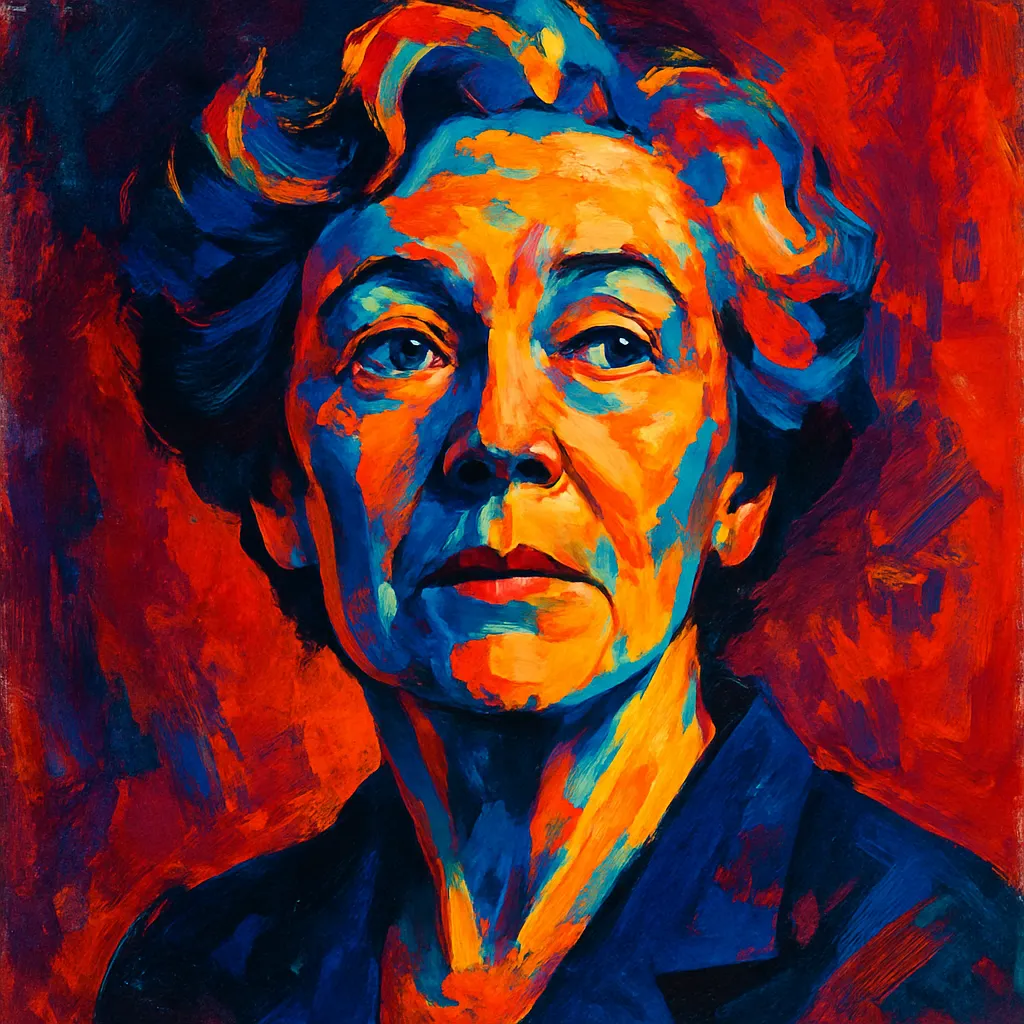 Artistic portrait of Bodil Kjer