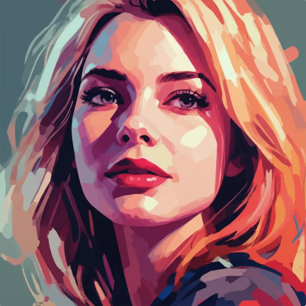 Artistic portrait of Michelle Williams